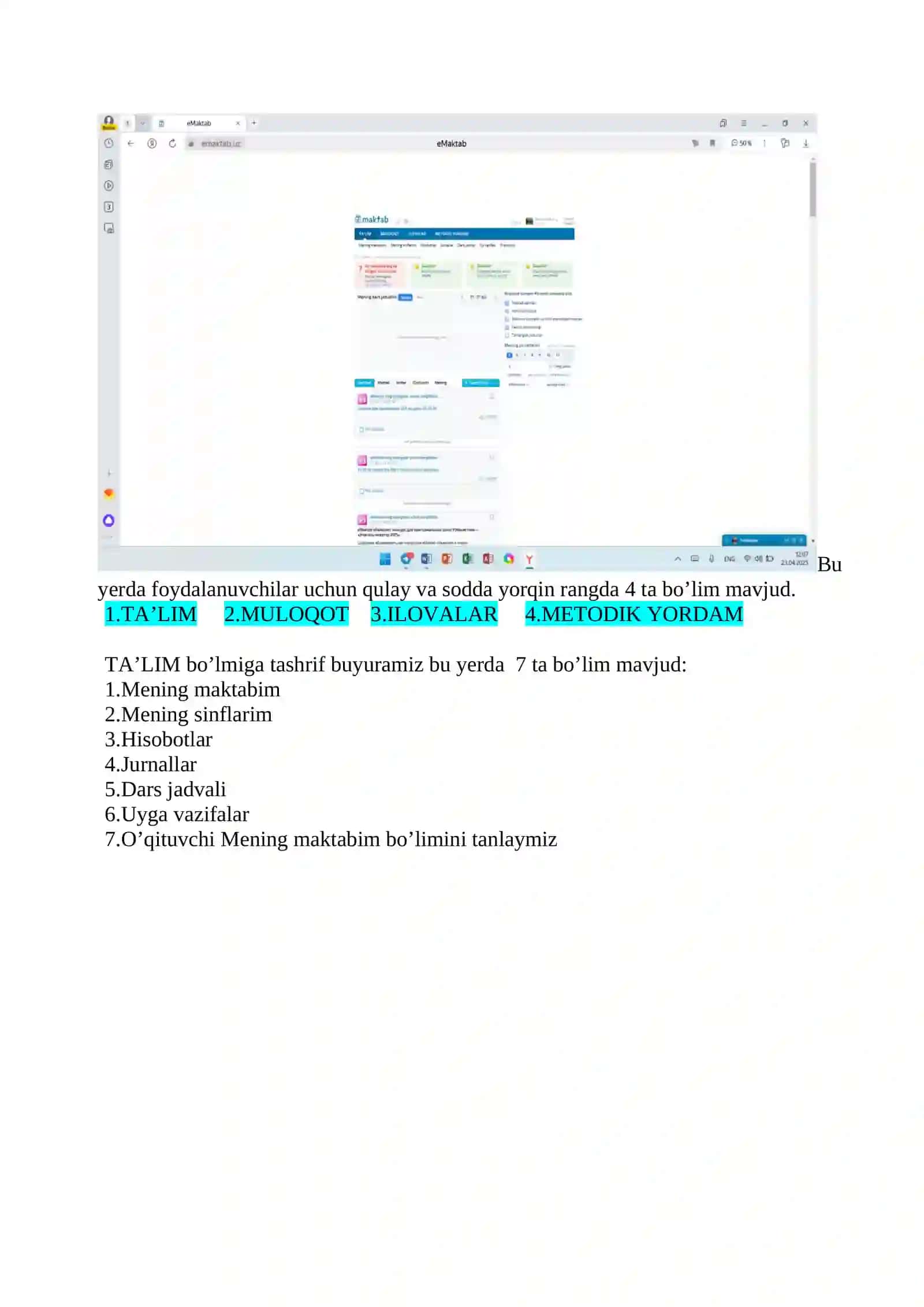 Web saytning navigatsion modelini loyihalash 4