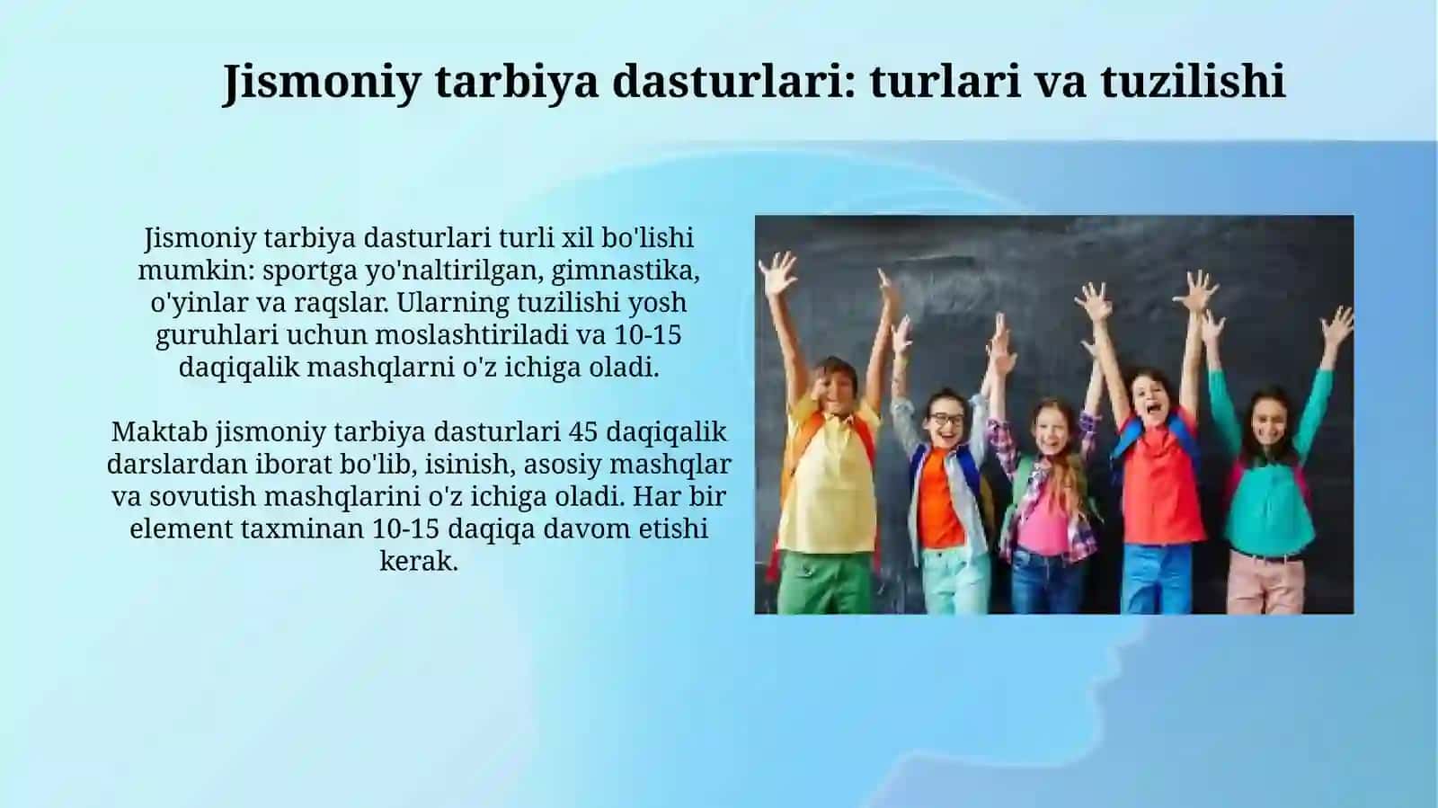 Jismoniy tarbiya va sog'lom turmush tarzining ahamiyati 4