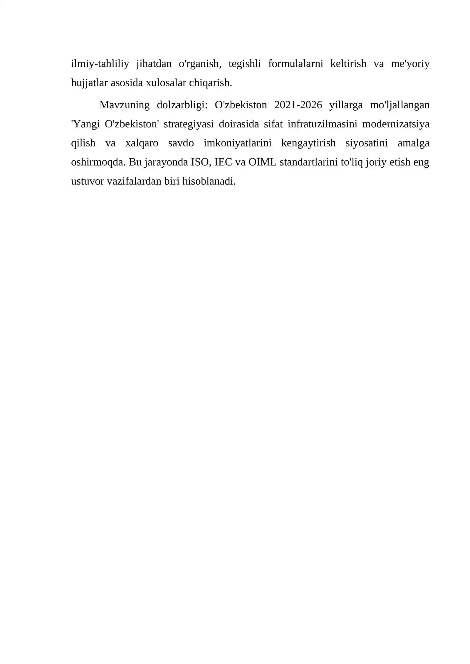 Mavzu №51: ISO, IEC va OIML tashkilotlarining metrologiyadagi o‘rni 4