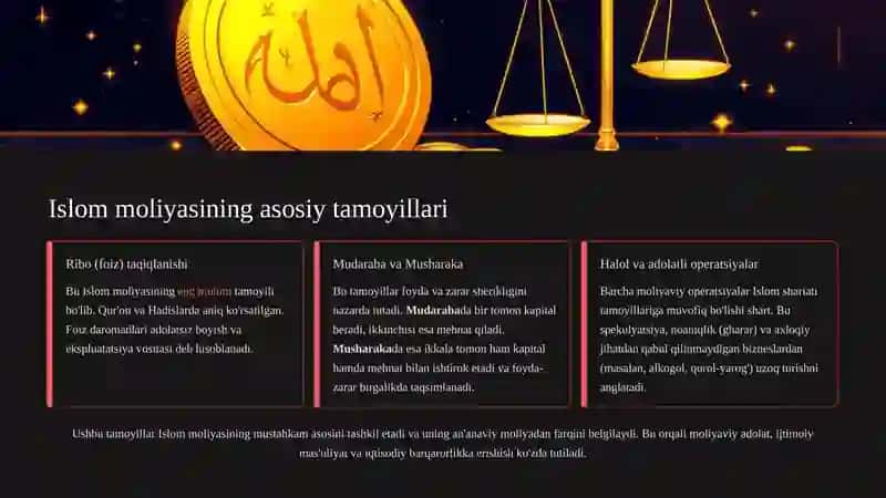 Islom banklari shakllanishiga ta'sir etuvchi omillar falsafasi haqida 16 betlik prezentatsiya yani taqdimot 4