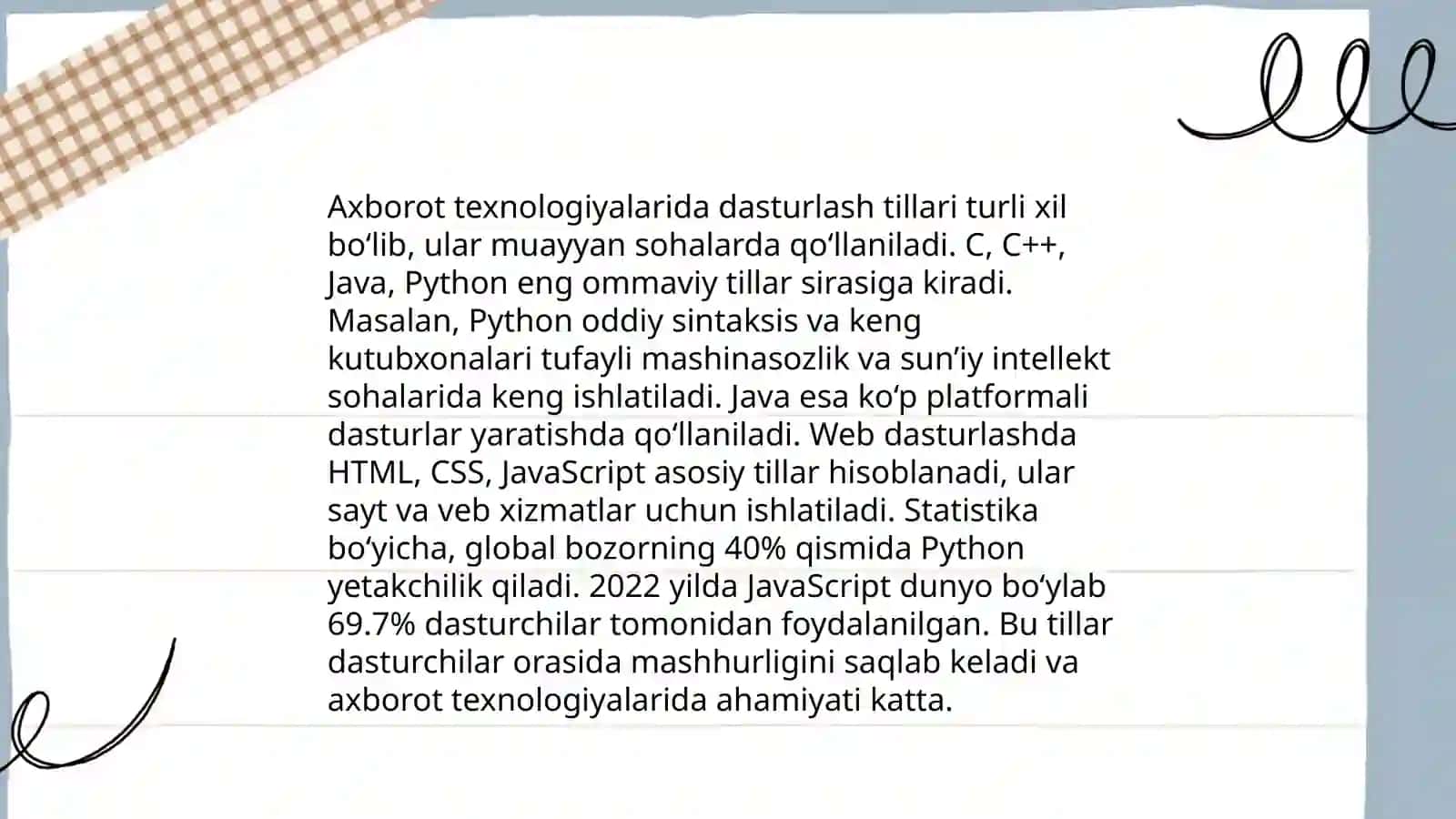 Masalalarni algoritmik yechish 4