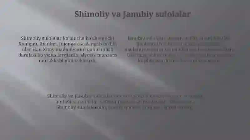 V - VI asrlarda Xitoyning siyosiy tarqoqligi 4