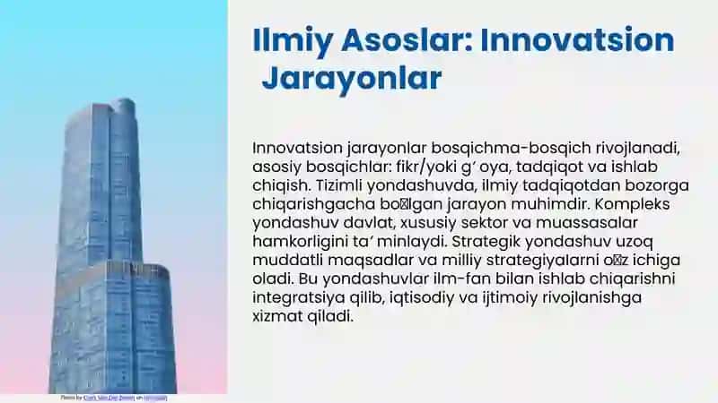 Innovatsion iqtisodiyotning ilmiy uslubiy asoslari 4