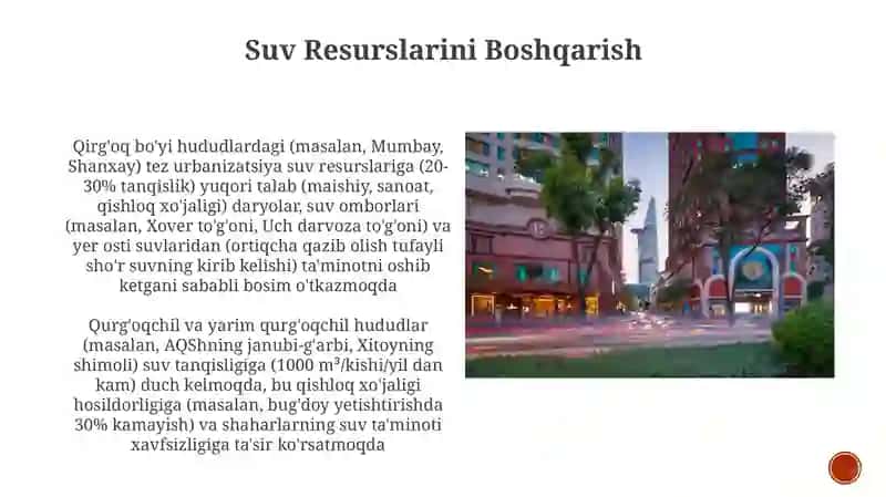 Urbanezatsiyaneng mintaqaviy xususiyatlari 4