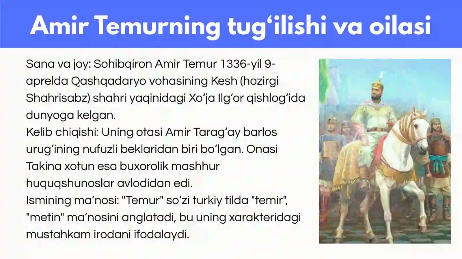 AMIR TEMUR – BUYUK DAVLAT ARBOBI VA SARKARDA 4