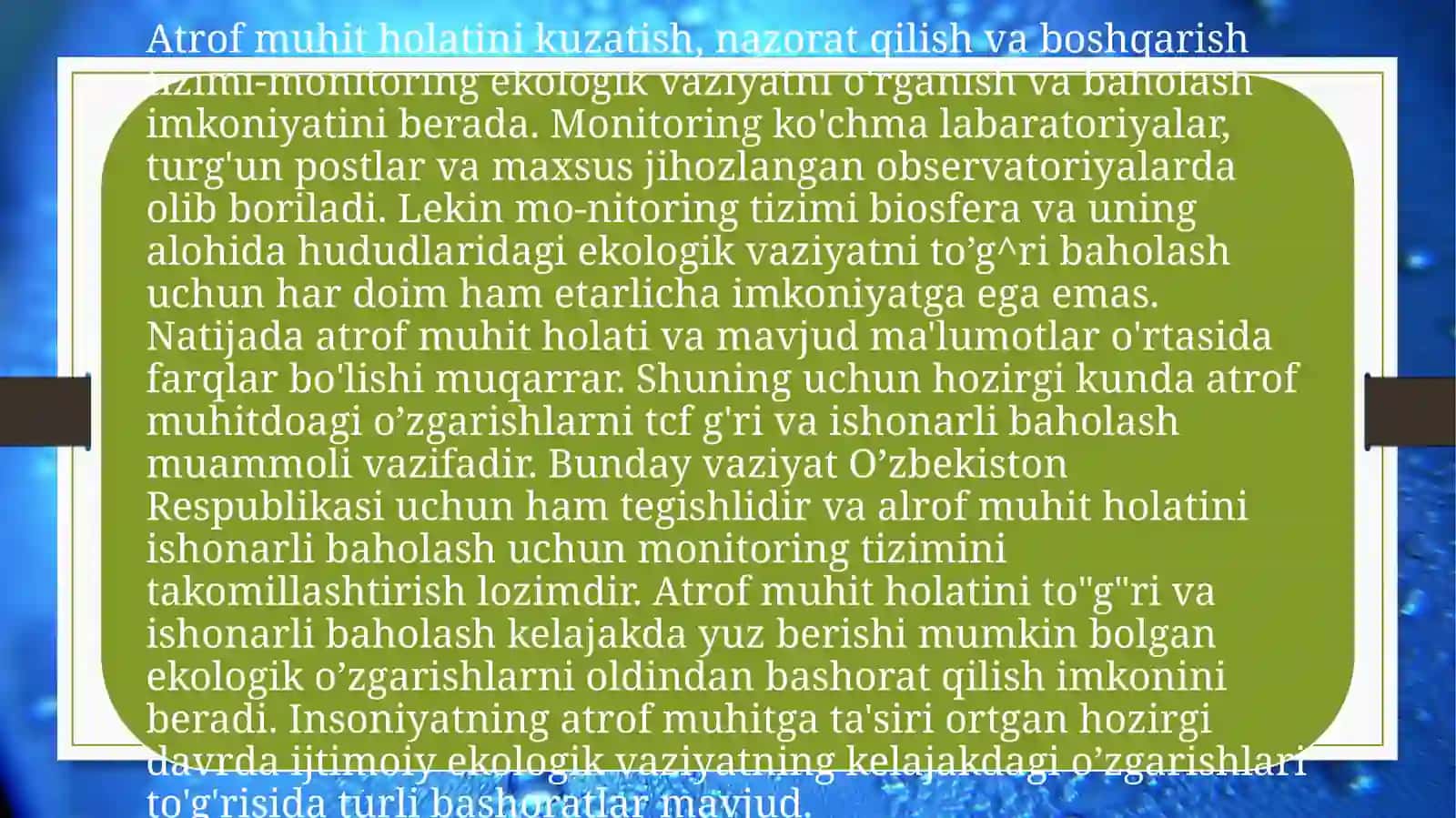 Maktabgachayoshdagi bolalarga ekologik tarbiya berish 4