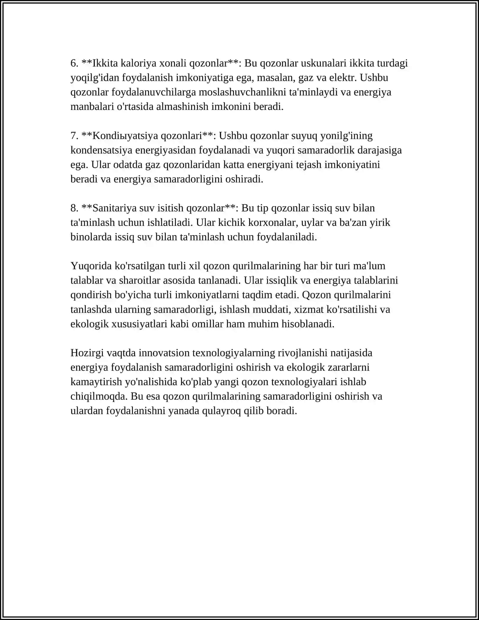 Qozon Qurilmalari 4