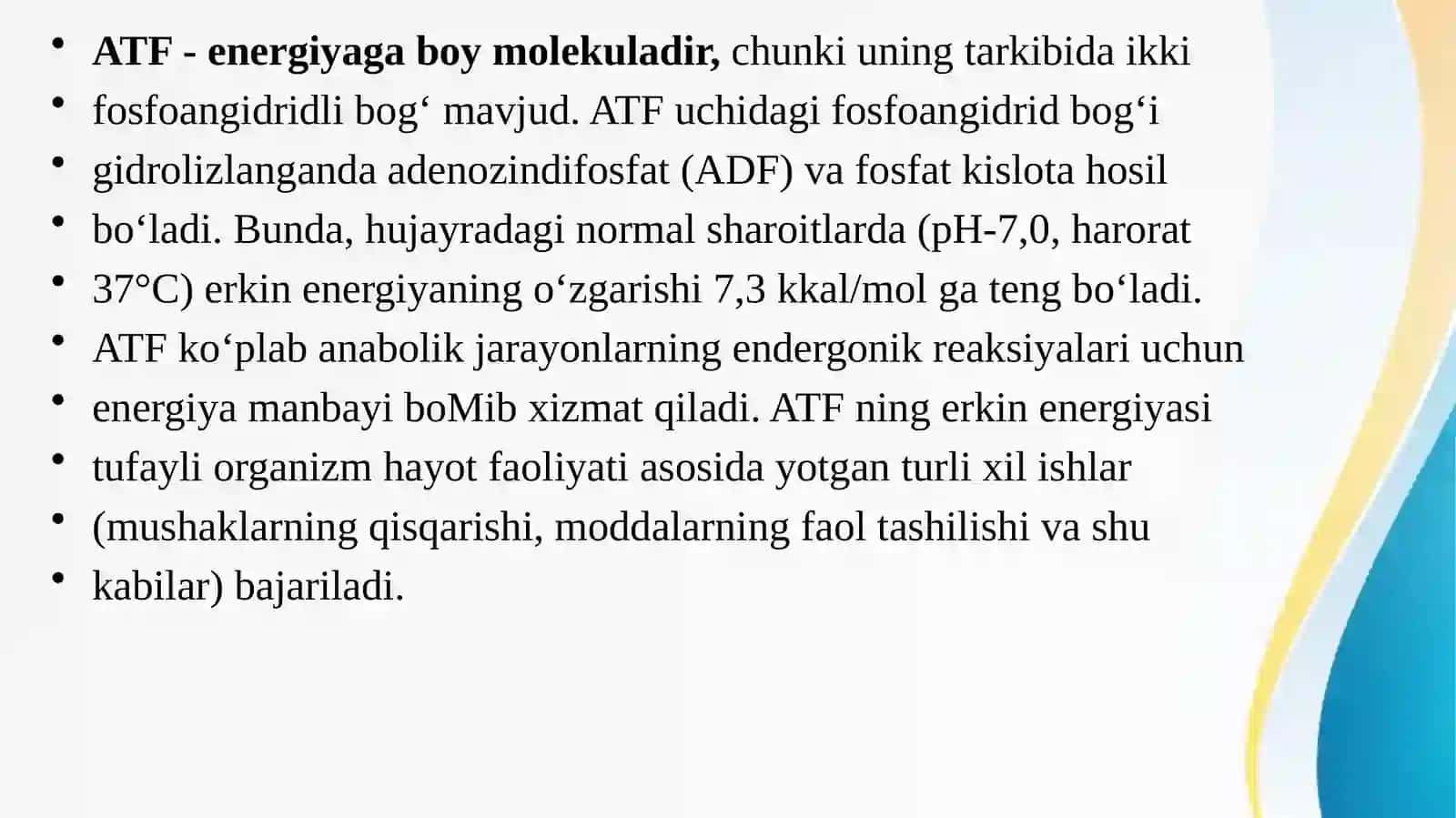 Energiya almashinuvinibg boshqarilishi 4