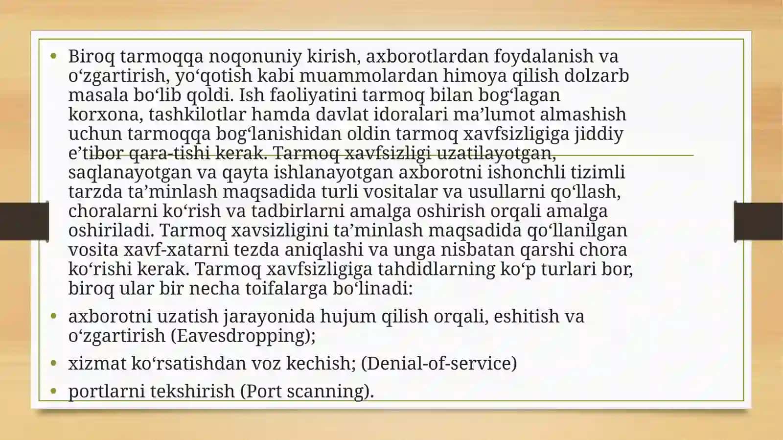 Kompyuter tarmoqlariga ruxsatsiz ulanish 4