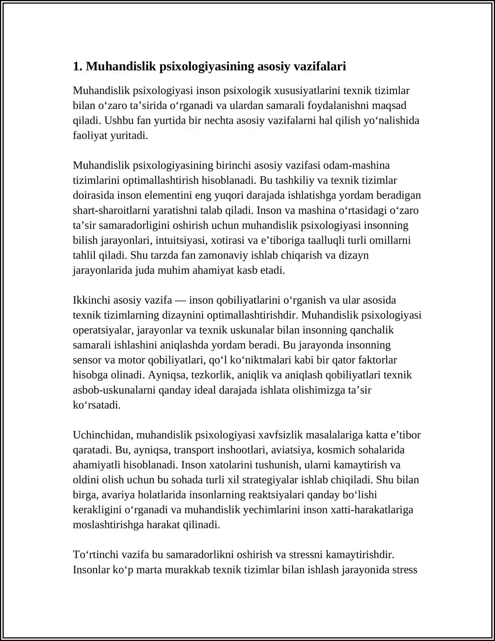 MUHANDISLIK PSIXOLOGIYASINING MAQSADI VA STRATEGIYASI 4