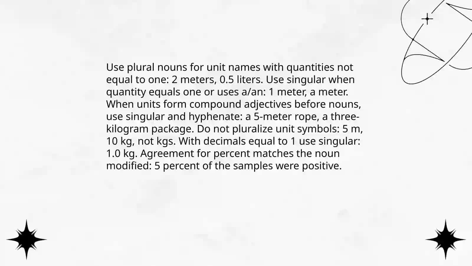 Expressing Units of Measurement & Miscalculations 4