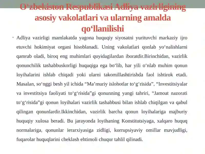Adliya organlarining hujjatlari va ularning ijro etilishi 4