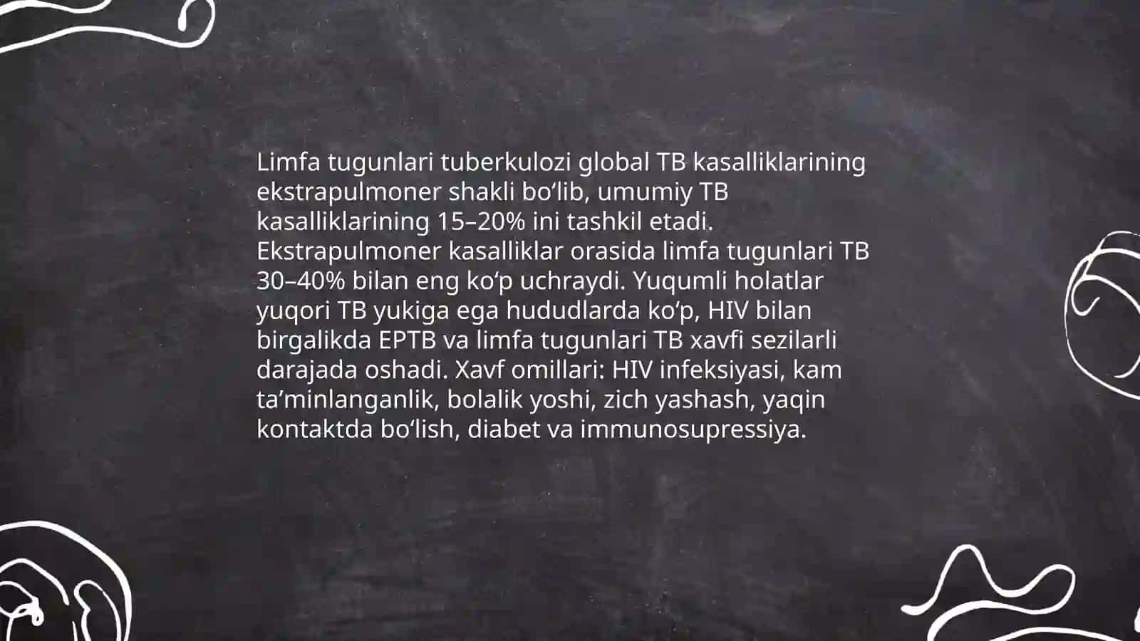 Linfaadinopatiya.Limfa tugunlari tuberkulozi 4