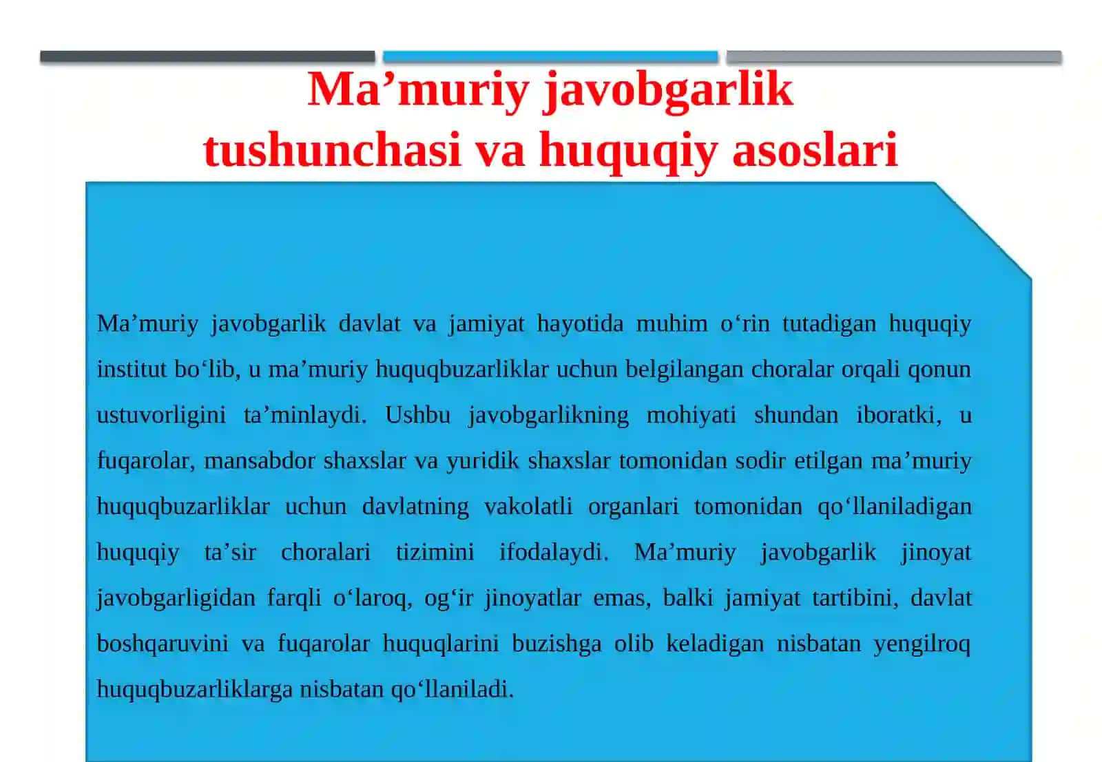 VOYAGA ETMAGANLARNING VA MANSABDOR SHAXSLARNING MA’MURIY JAVOBGARLIGI 4