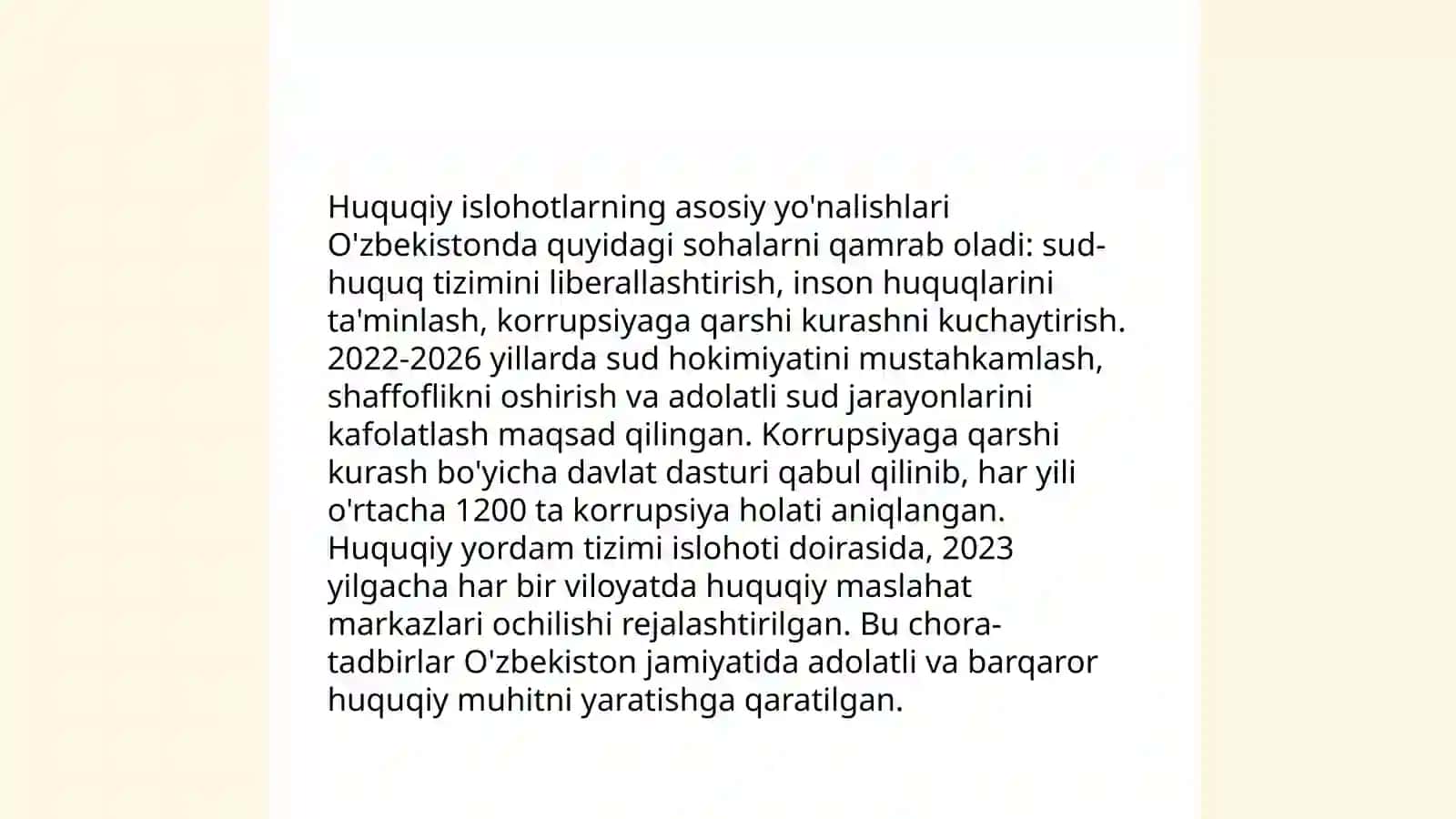 Huquq tizimi va huquqiy islohotlar 4