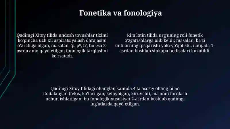 Qadimgi xitoy va rim tilshunosligi 4