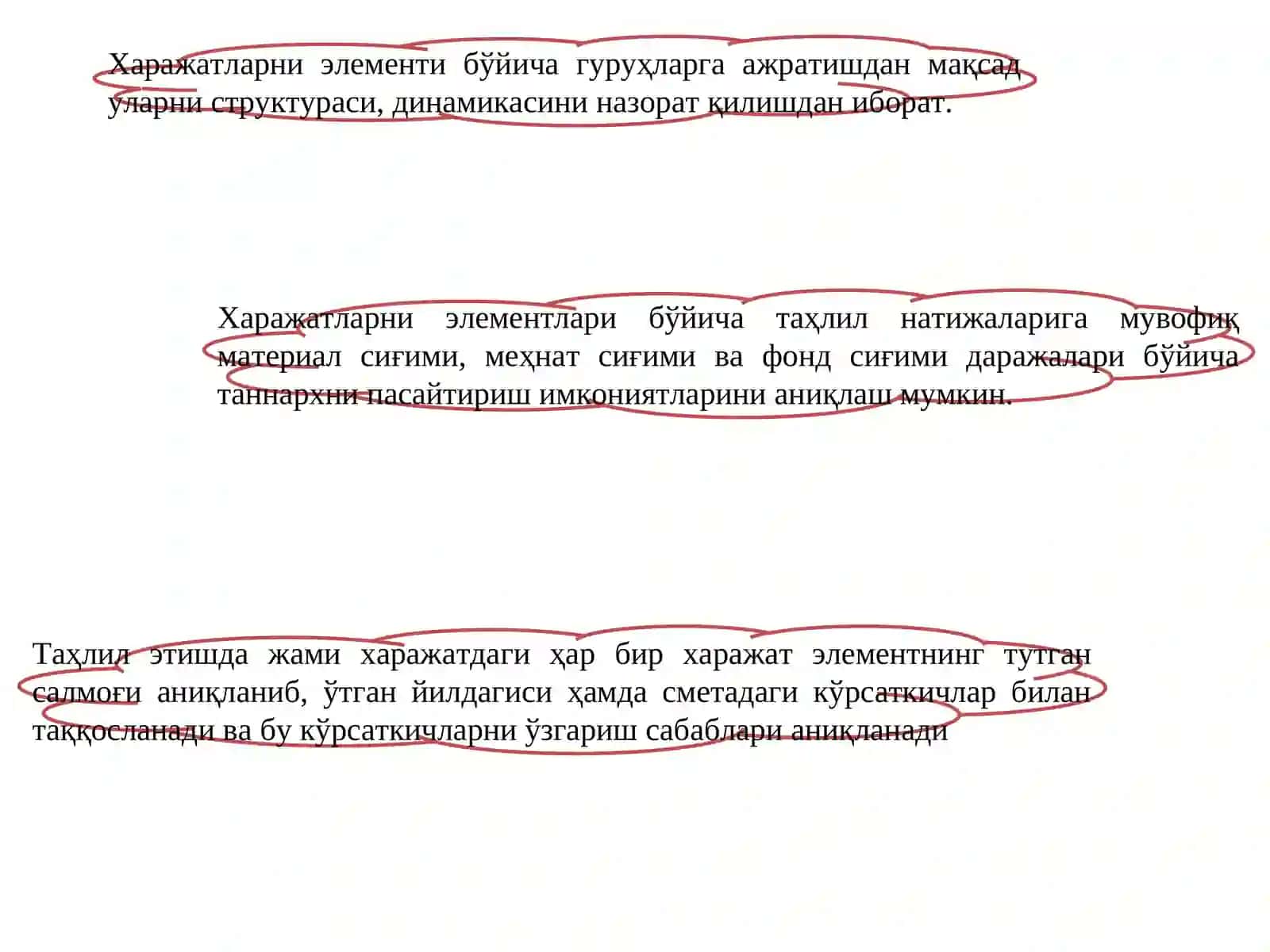 Махсулот ишлаб чиқариш ва давр харажатлари таҳлили 4