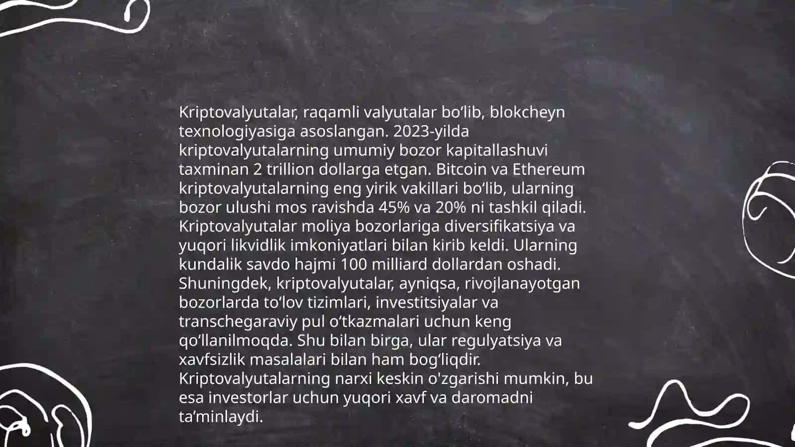 Blokcheyn texnologiyasidan foydalanish xususiyatlari 4