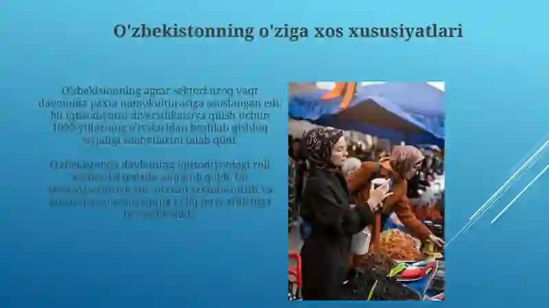 O'zbekistondagi bozor iqtisodiyotiga o'tish davri va uning O'zbekistondagi xususiyatlari 4