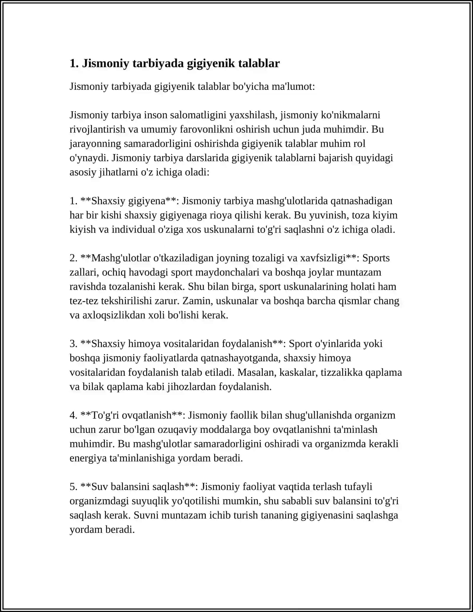 JISMONY TARBIYA DARSLARIDA SHAXSIY VA JAMOAT GIGIYENASI 4