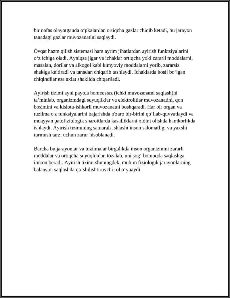 AYIRISH TIZIMI 4