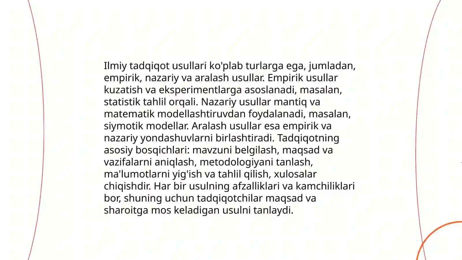Metod va oqimlar 4