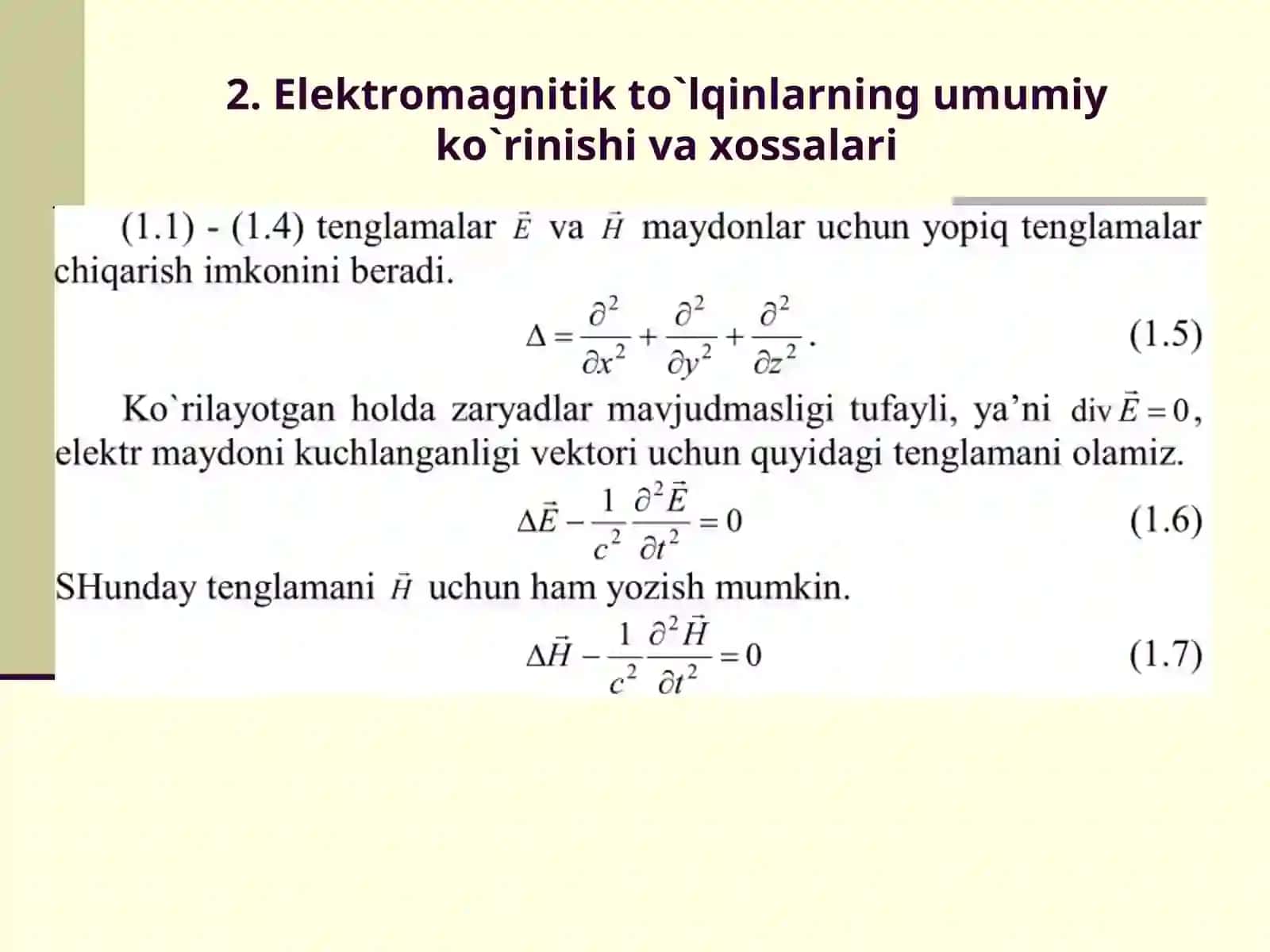 Elektromagnit to`lqinlar 4
