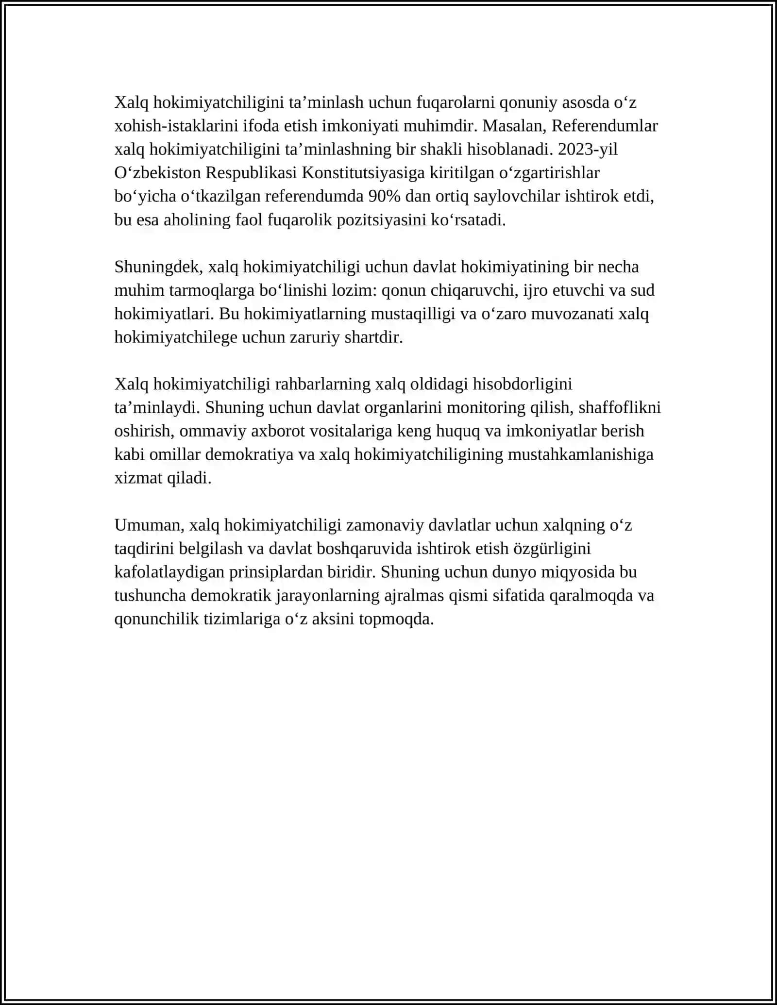 XALQ HOKIMYATCHILIGI KONSTITUTSIYA VA QONUNLAR USTUNLIGI MODALAR BILAN KIRITIN 4