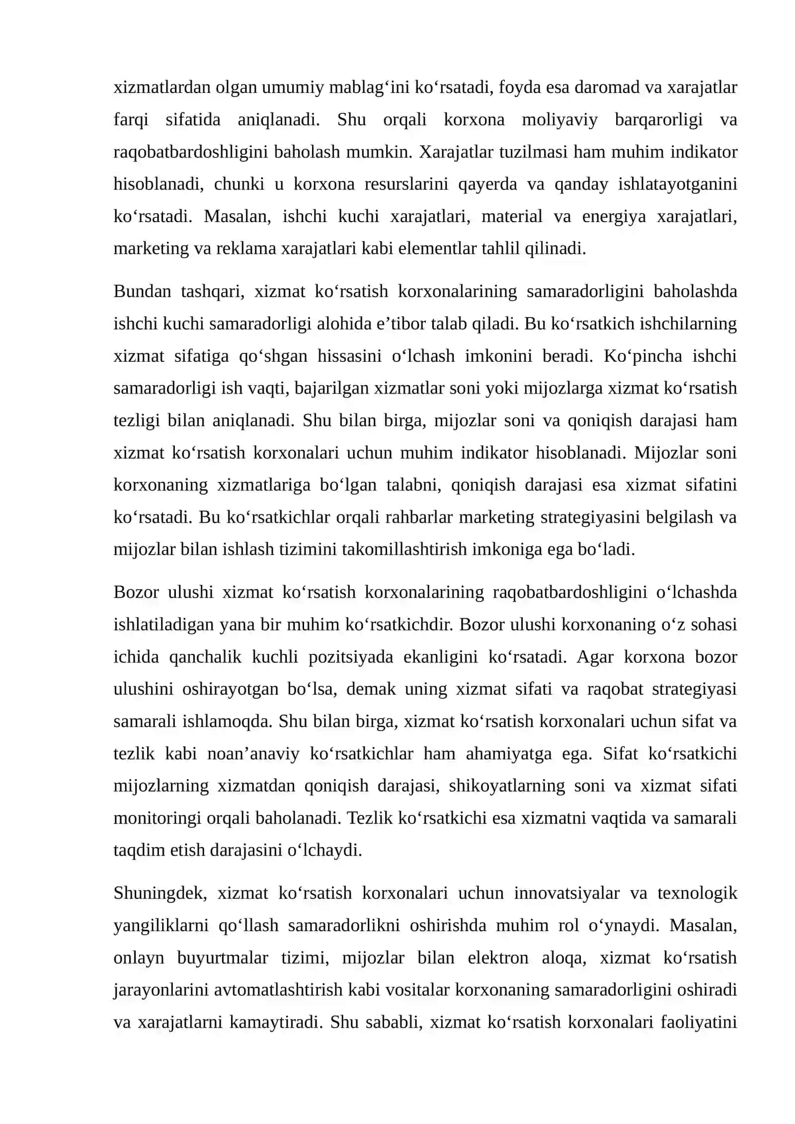 Ekonometriya modellashtirish 4