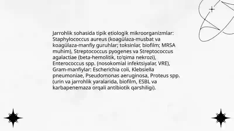 Nospetsifik xirurgik infeksiyalar tasnifi etiologiyasi patagenezi va davolash usullari 4