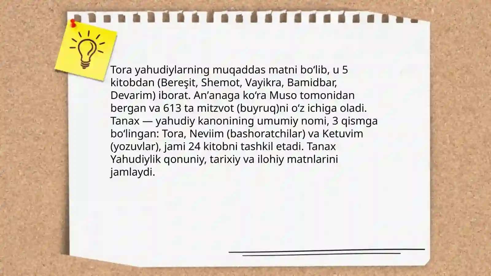 Yahudiylik Dini mavzusi 4