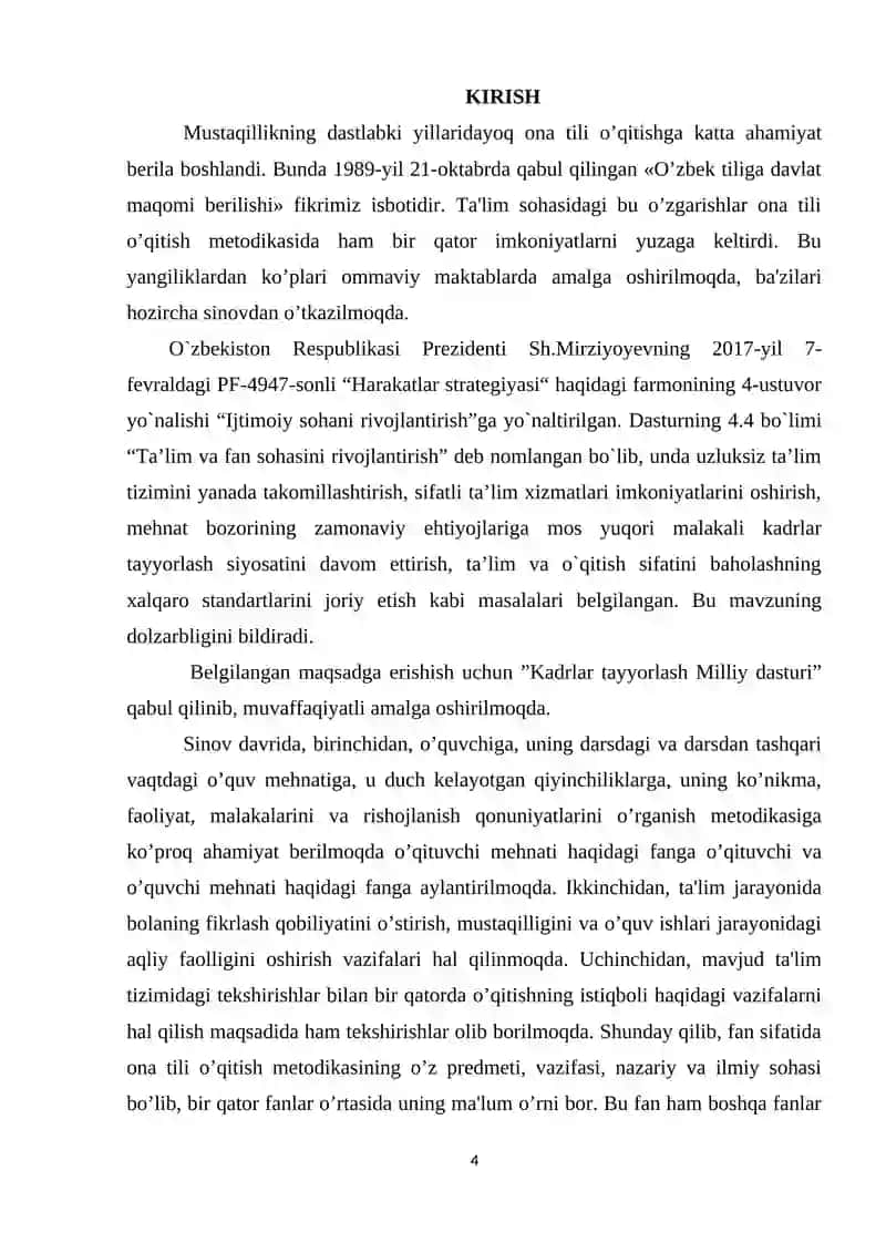 Boshlang'ich sinf o‘quvchilarining yozma ishlarida yo‘l qo‘yadigan xatolari ustida ishlash 4