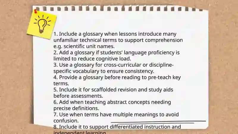 Key Terms Definition Lesson 4