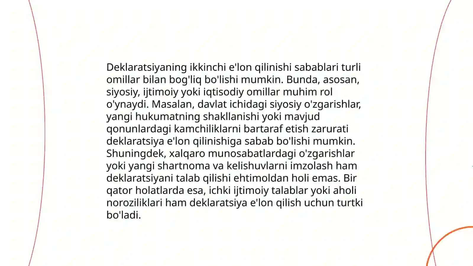 Qohira deklaratsiyasi tarixi va mazmuni tahlili 4