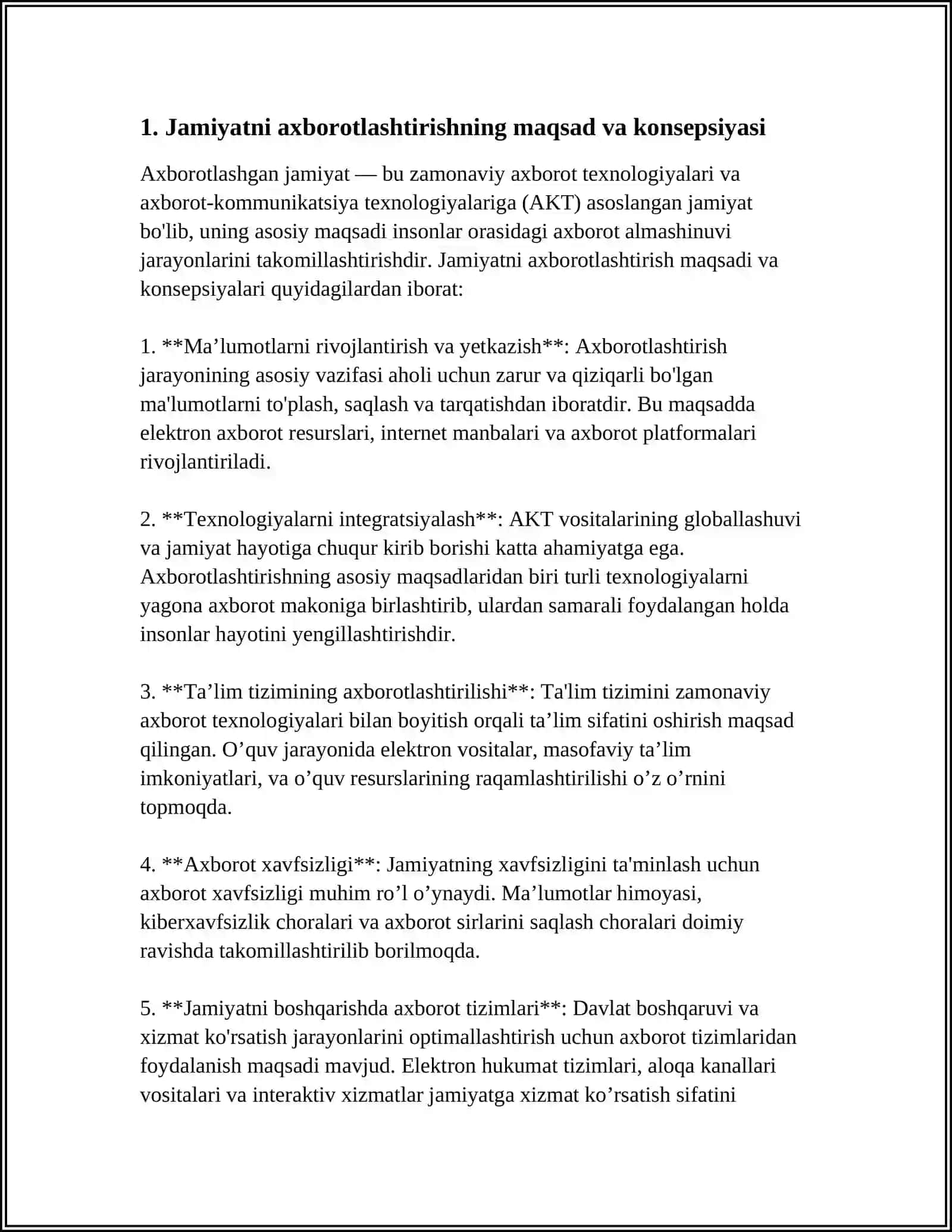 SHAROF RASHIDOV NOMIDAGI SAMARQAND DAVLAT UNIVERSITETI GEOGRAFIYA VA EKALOGIYA MUSTAQIL ISH 4