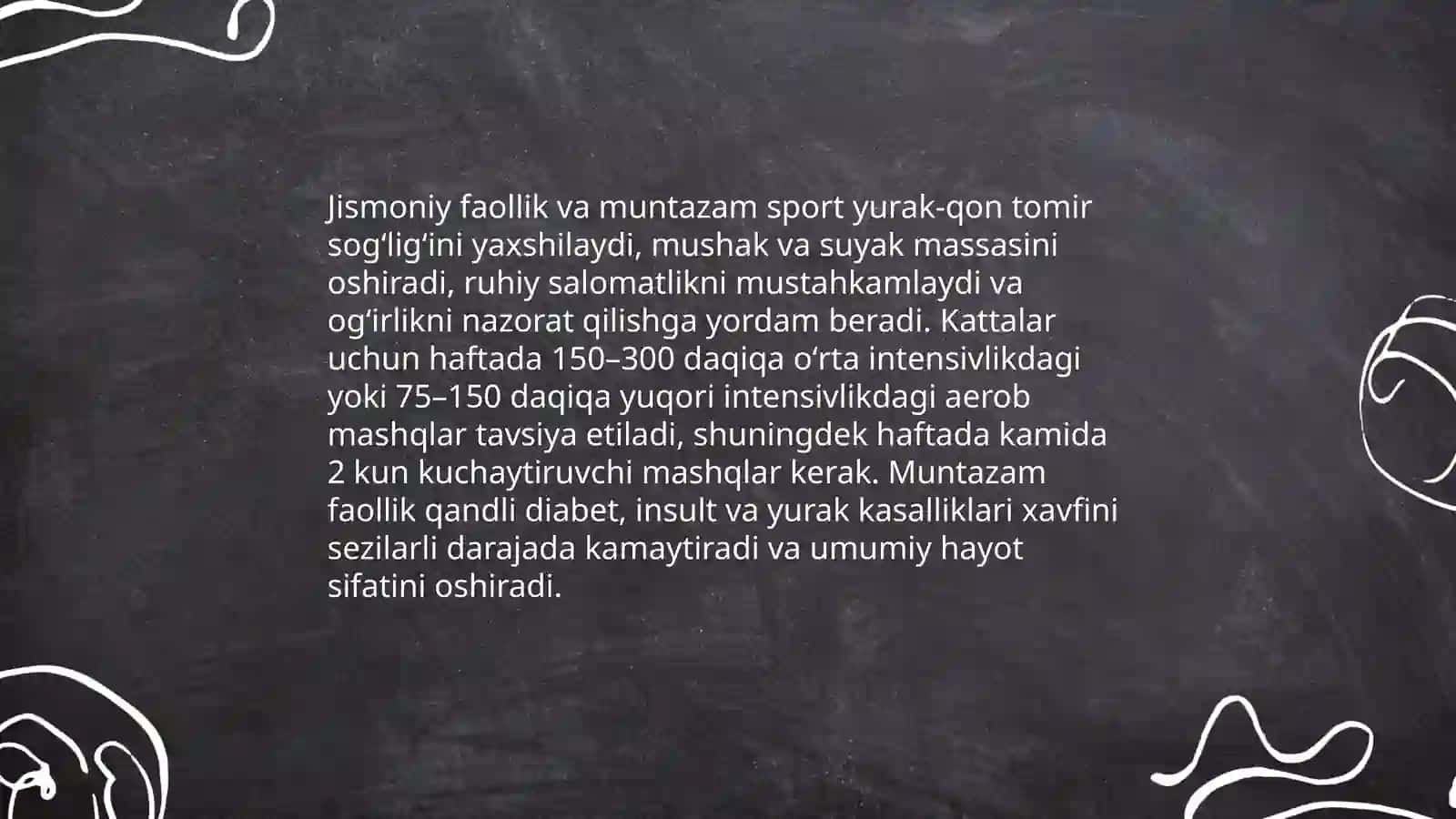 Sogʻlom turmush tarzi. Taʼsir qiluvchi omillar 4