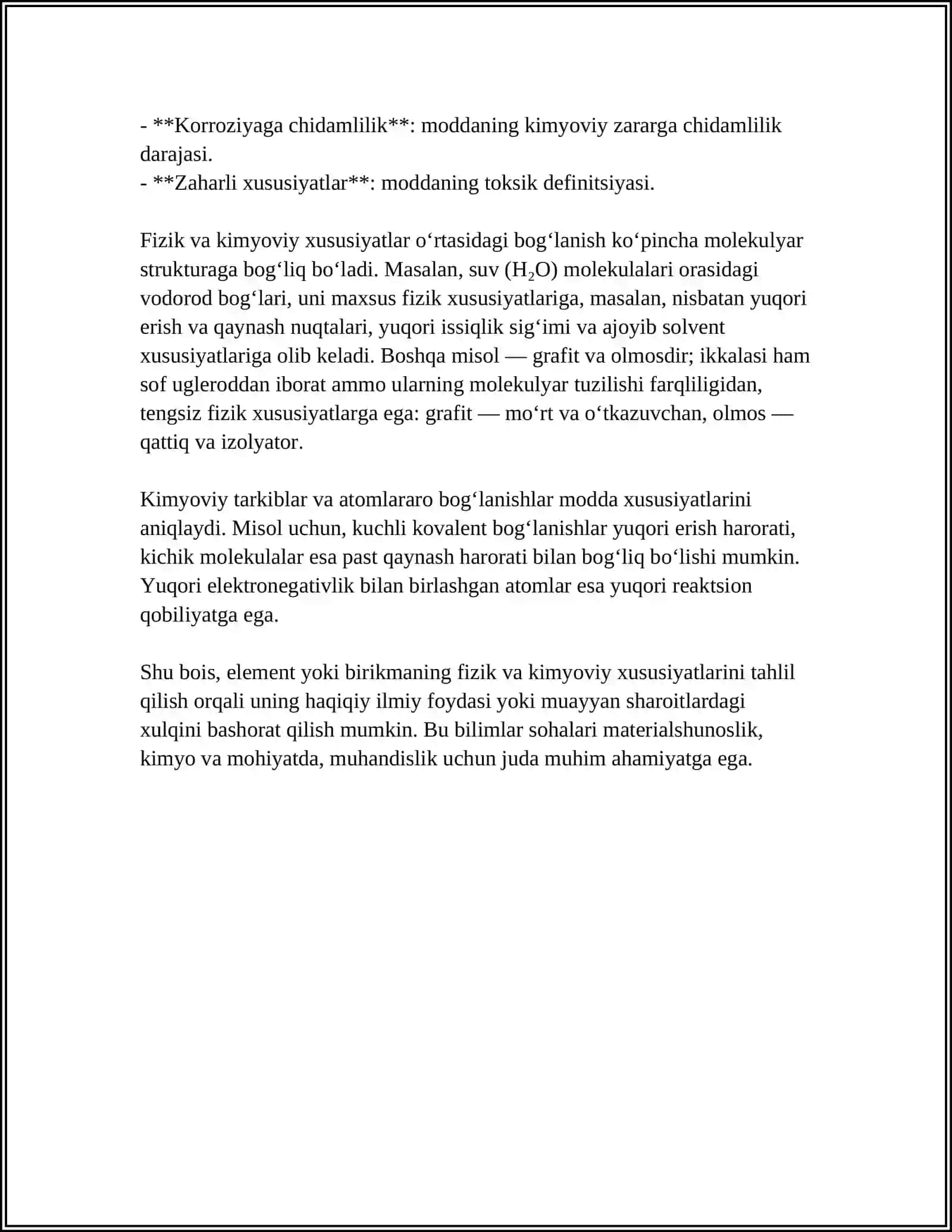 CHANGNING FIZIK KIMYOVIY XUSUSIYATLARI 4