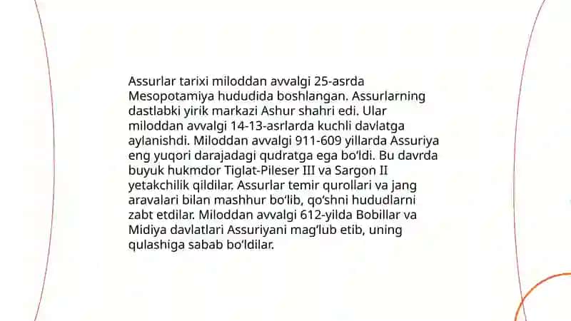 Assur guruhlari va sinflarini o'rganish 4