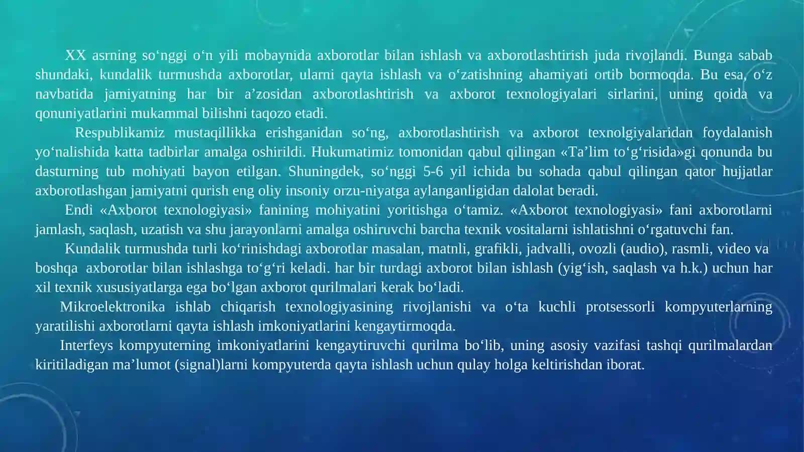 BOSHLANG‘ICH SINFLARDA AXBOROTTEXNOLOGIYASI 4