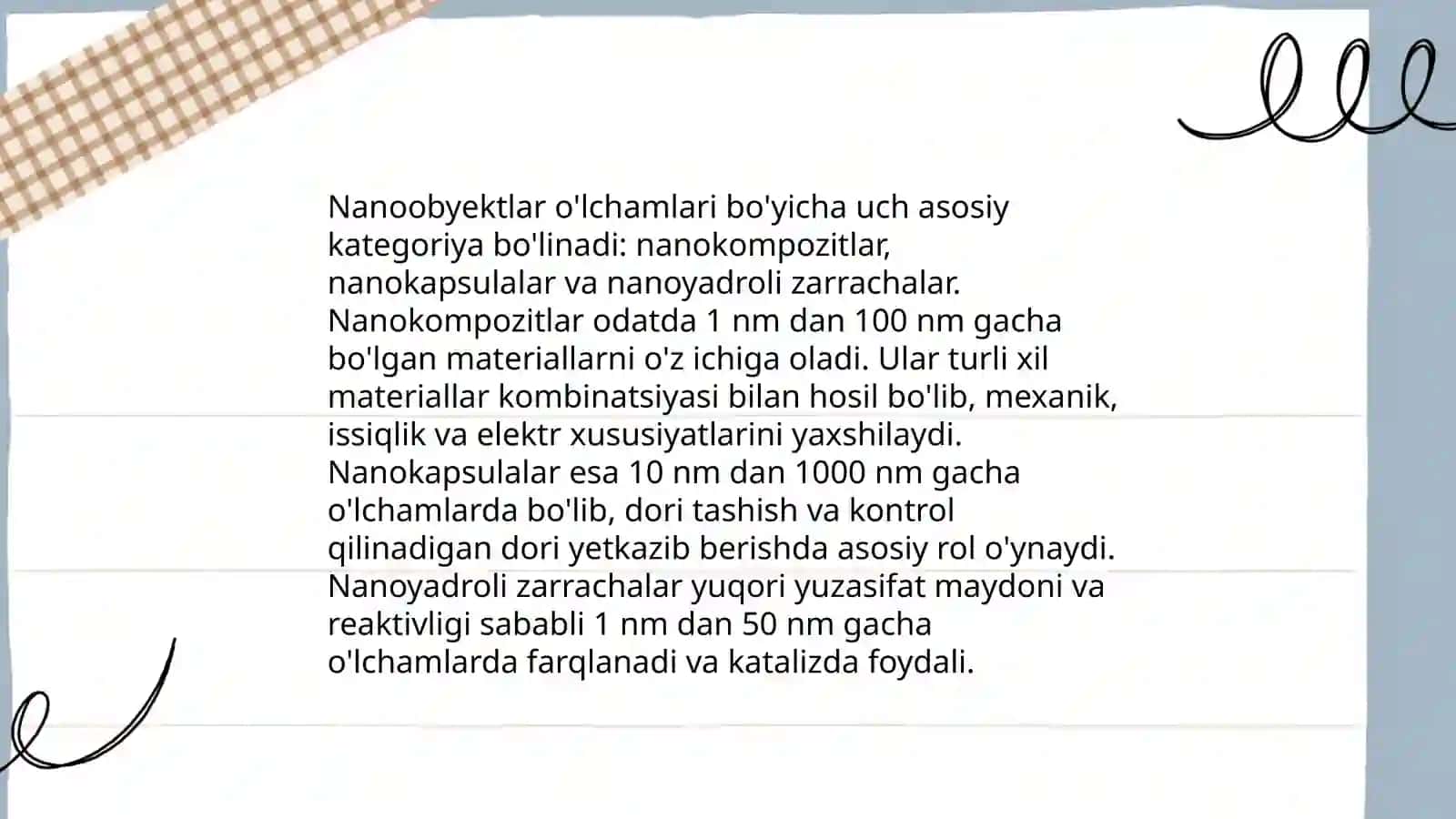 Nanoobyektlar sinflanishi 4