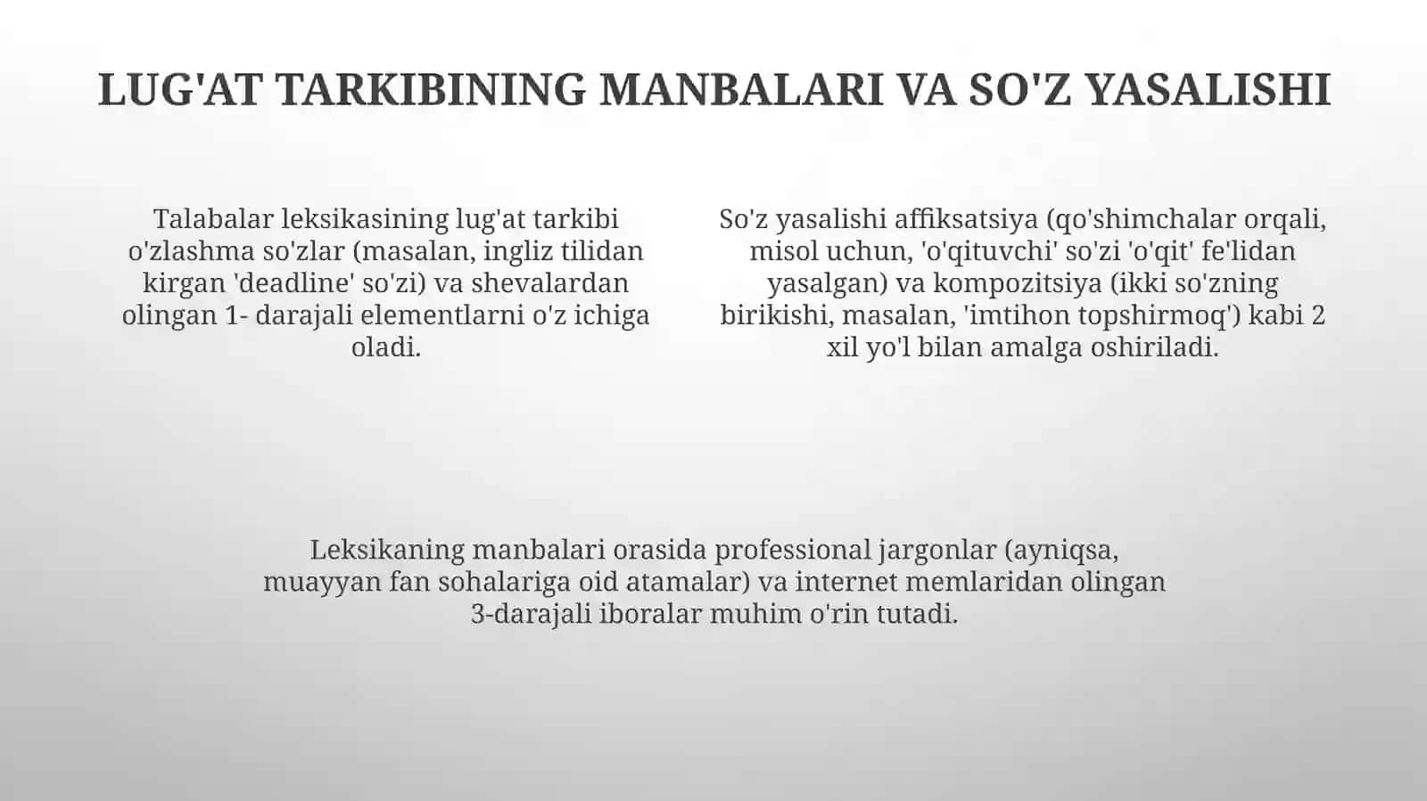 Talaba leksikoni 4