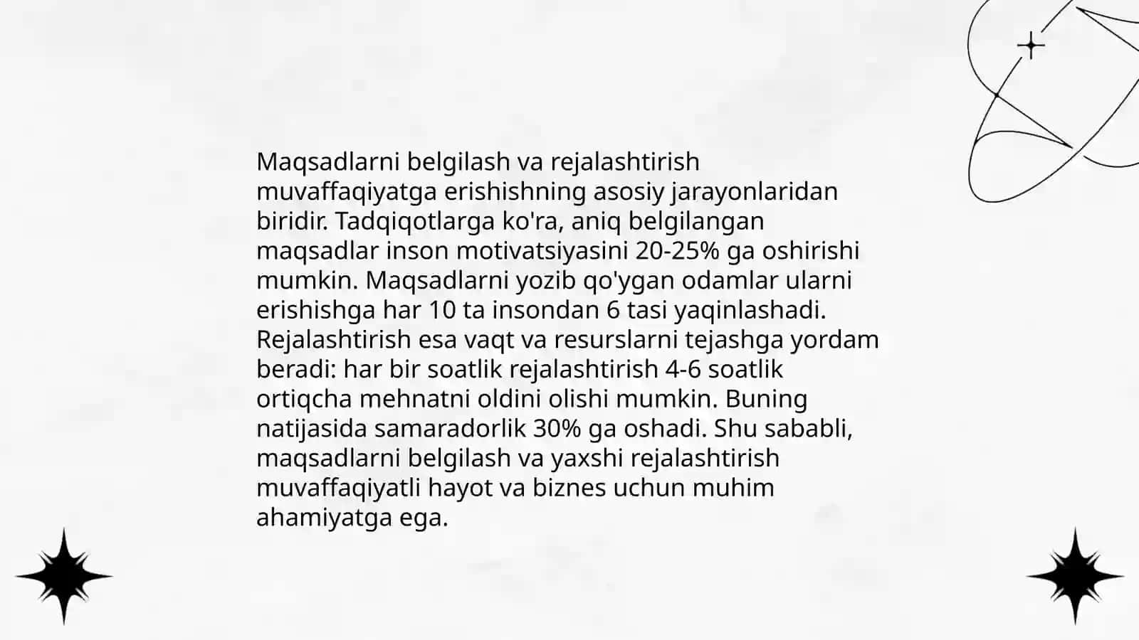 Vaqtni boshqarish usullari 4