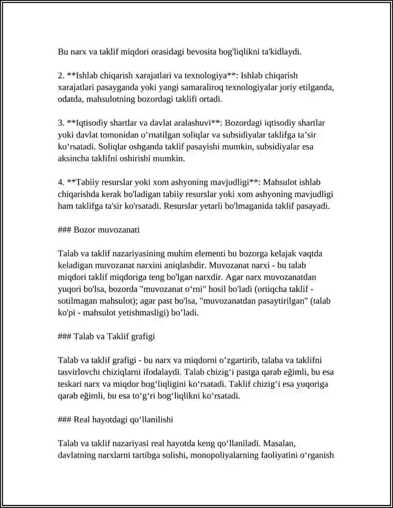 TALAB VA TAKLIF NAZARIYASI 4