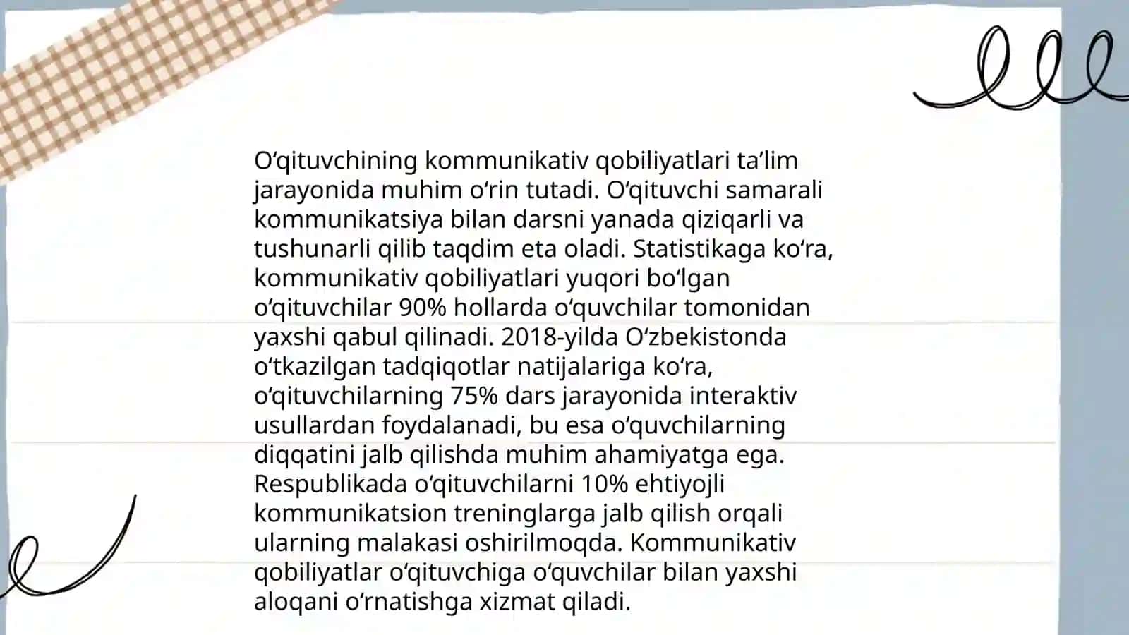 Oʻqituvchi faoliyatida pedogogik qobiliyat 4