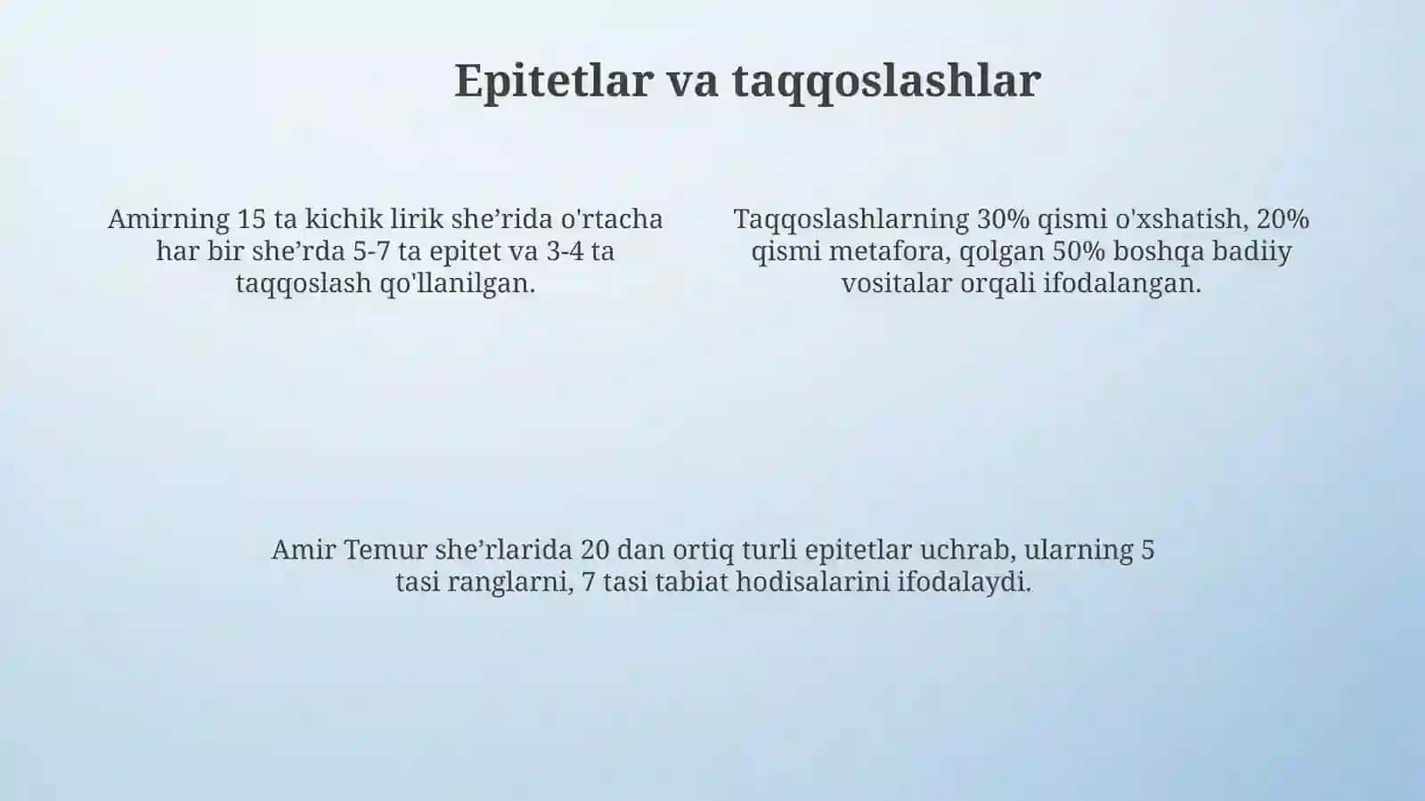 Amiriyning kichik lirik she'rlari tahlili 4