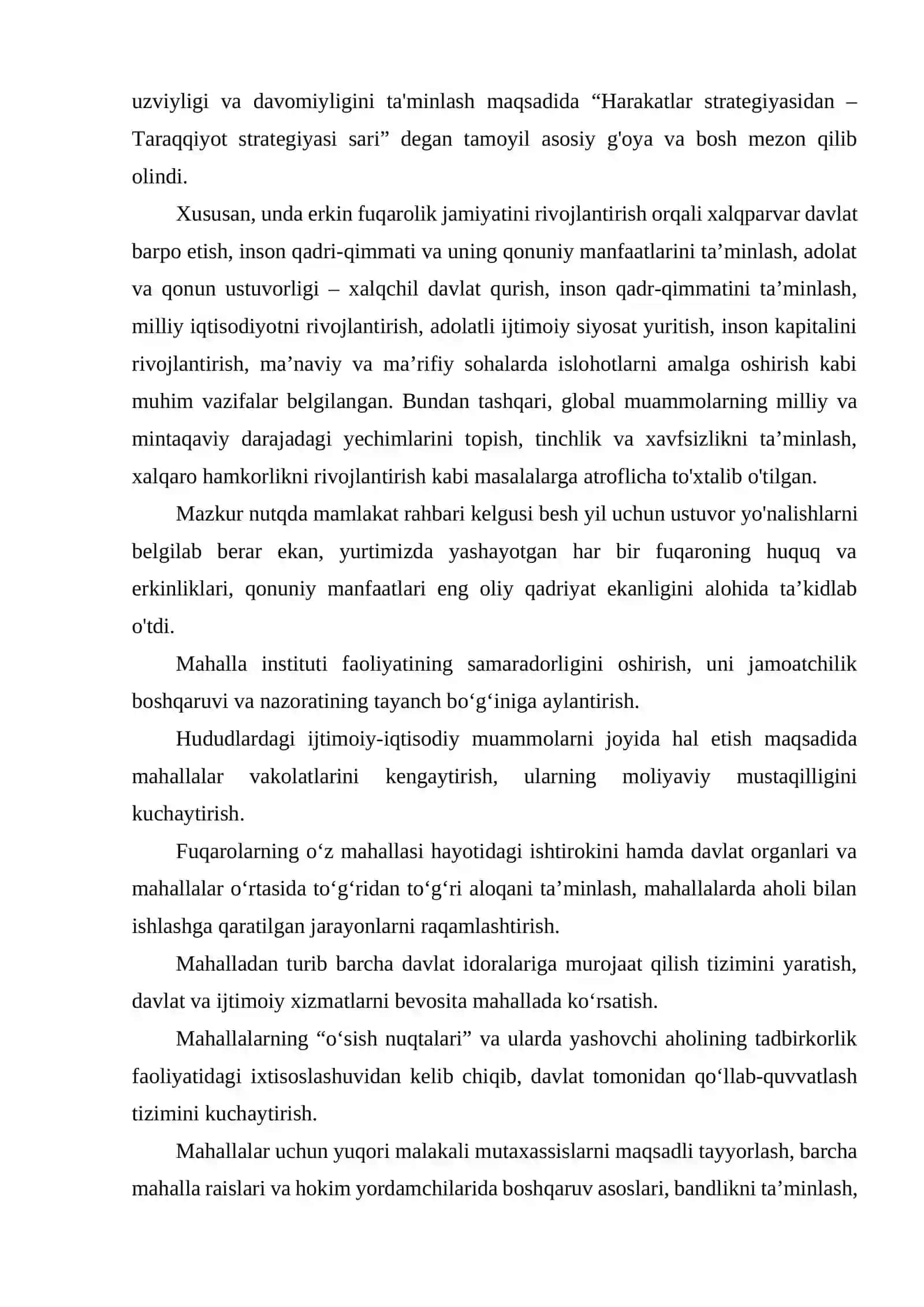 HARAKATLAR STRATEGIYASIDAN TARAQQIYOT STRATEGIYASI SARI 4