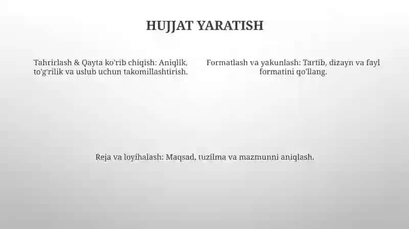 Hujjatlar ustida ishlash tartiboti 4