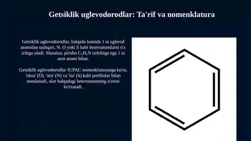 Siklik va Getsiklik Uglevodorodlarning Tuzilishi va Nomenklaturasi 4