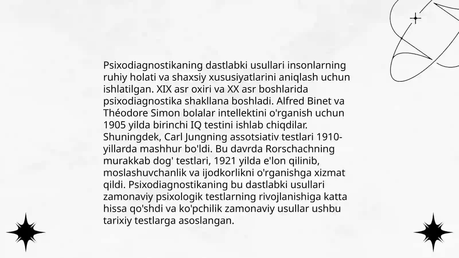 Psixodiagnostikaning tarixi 4