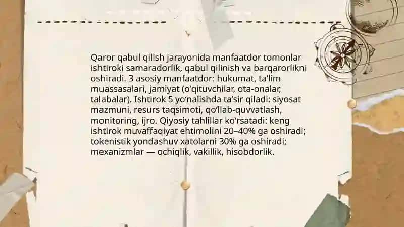 Ta'lim islohotlari muvaffaqiyat omillari va xatolar qiyosiy tahlil 4